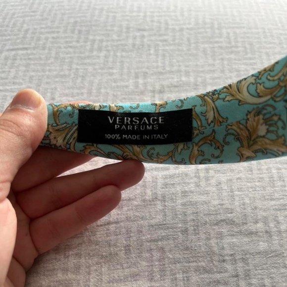NEW Versace Silk Barocco Print Headband - Picture 3 of 3